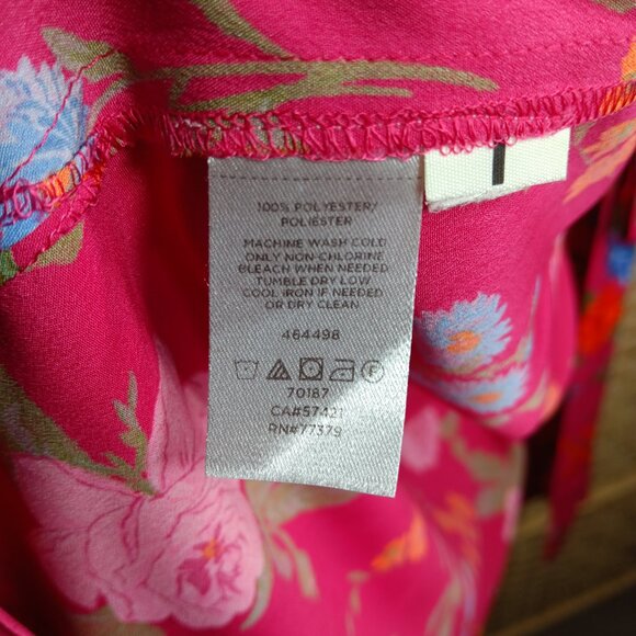 Ann Taylor Lot of 2 Dresses Peasant Midi and Floral Mini Shirt Dress - Picture 13 of 14